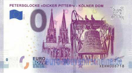 XEHH-2018-4 PETERSGLOCKE «DICKER PITTER®» - KÖLNER DOM 